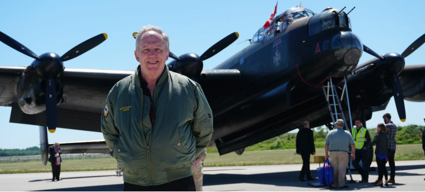 Chartright’s AME takes a historic flight on the Lancaster